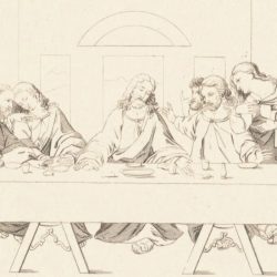 The Last Supper Drawing Modern Sketch