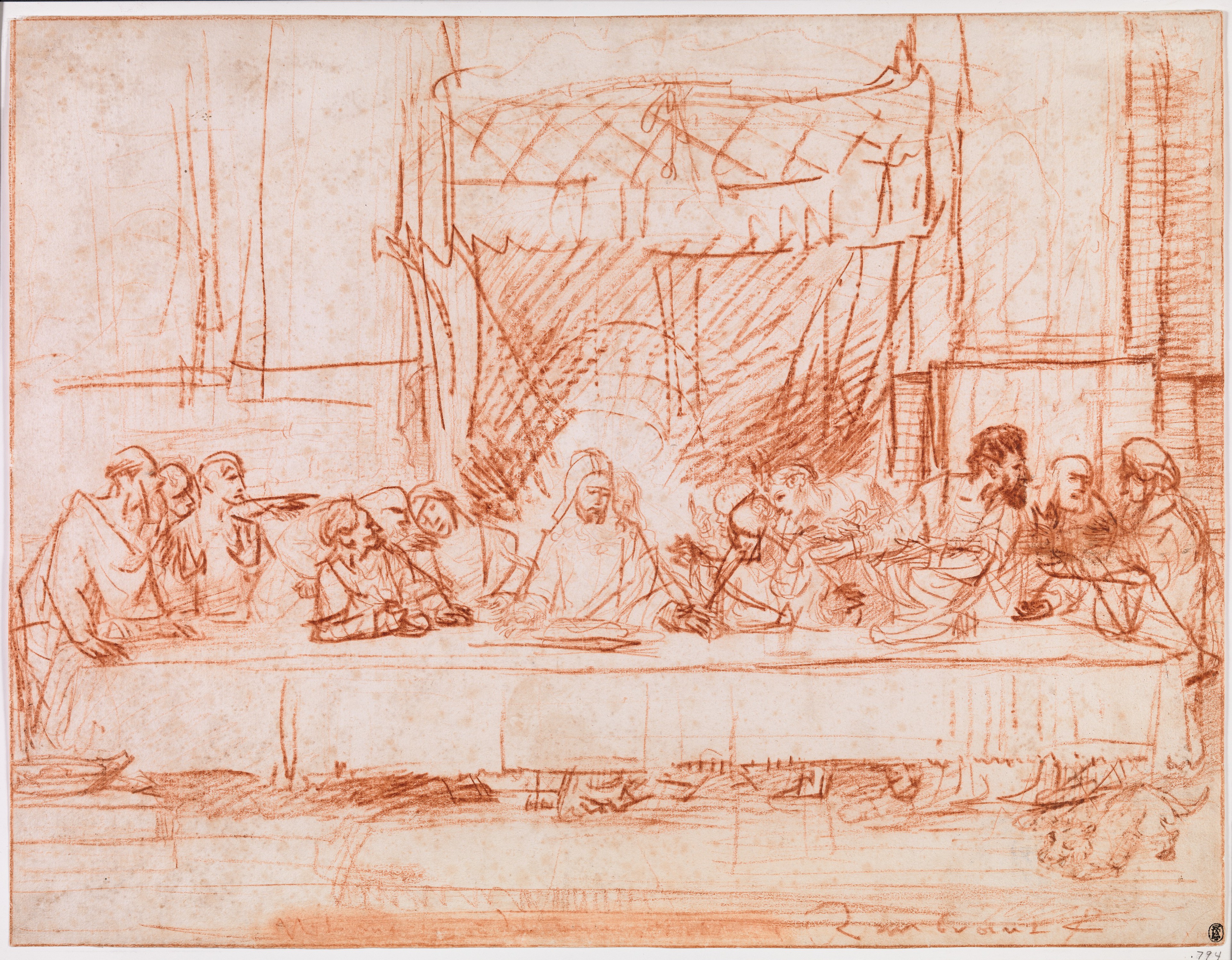 The Last Supper Drawing Picture