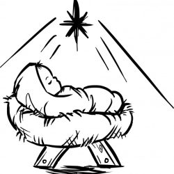 The Nativity Drawing Art