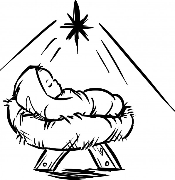 The Nativity Drawing Art