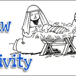 The Nativity Drawing Creative Style