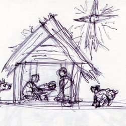 The Nativity Drawing Stunning Sketch