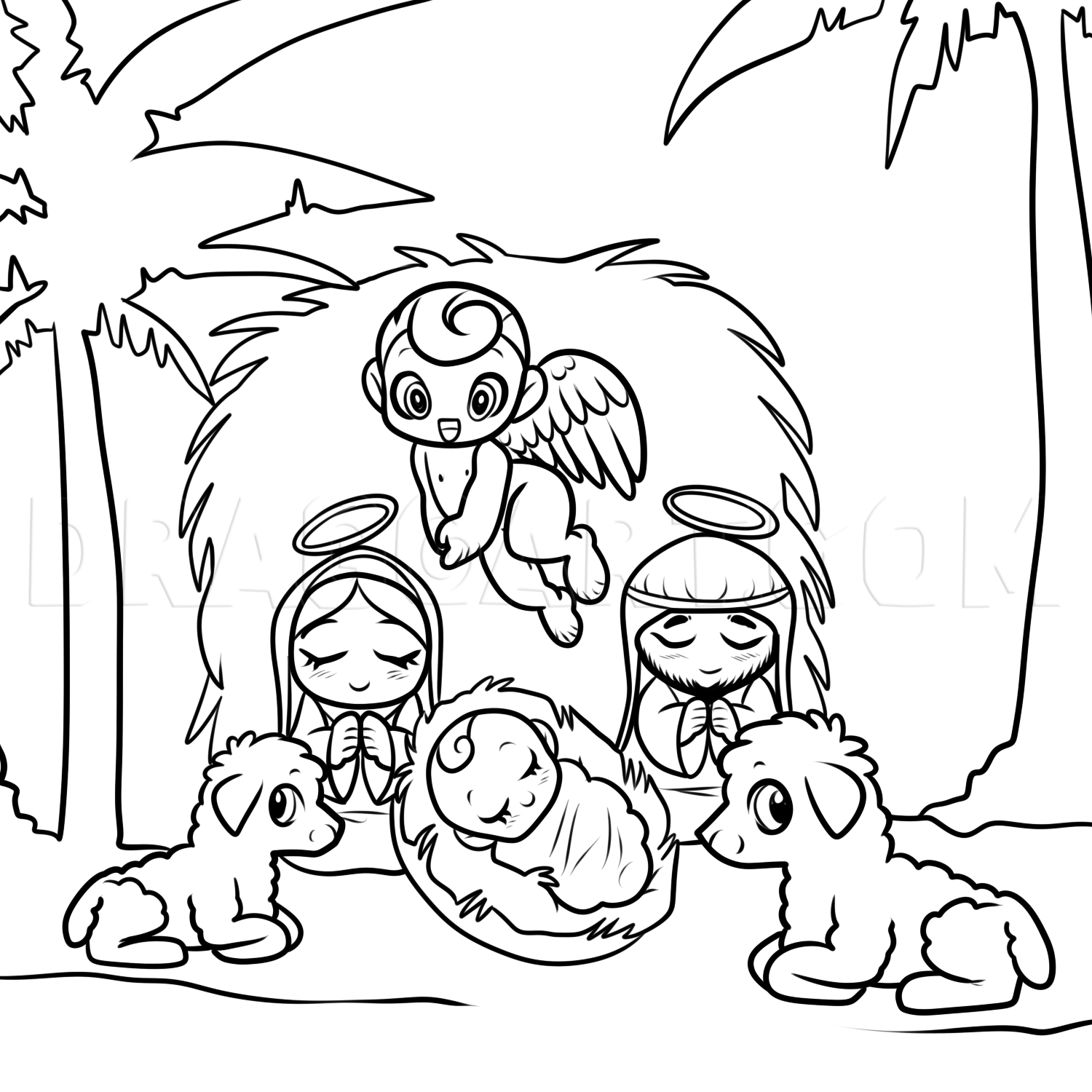 The Nativity Drawing