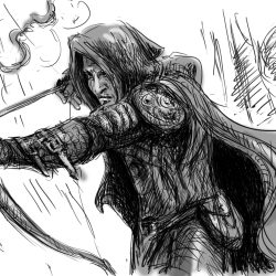 Thief Drawing Art