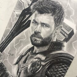 Thor Drawing Amazing Sketch
