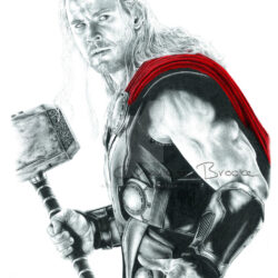Thor Drawing Fine Art