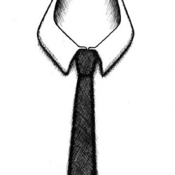 Tie Drawing Stunning Sketch