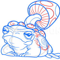 Toad Drawing Sketch