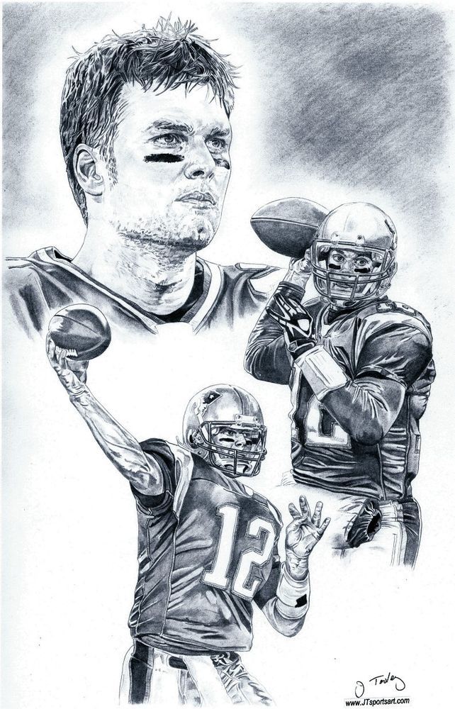 Tom Brady Drawing Image