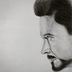 Tony Stark Drawing Art