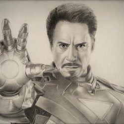 Tony Stark Drawing Stunning Sketch