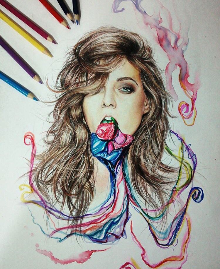 Tove Lo Drawing Beautiful Artwork