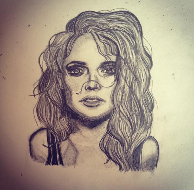 Tove Lo Drawing Hand drawn