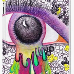 Trippy Eyeball Drawing Creative Style