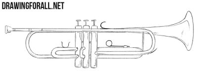 Trumpet, Music, Performance, Brass, Melody Drawing