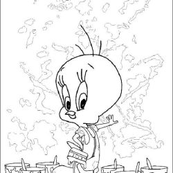 Tweety Drawing Fine Art