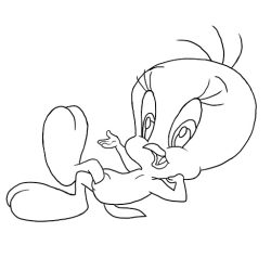 Tweety Drawing Hand drawn