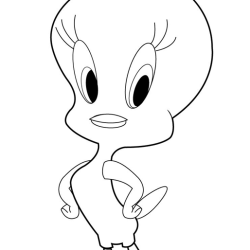 Tweety Drawing Sketch