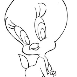 Tweety Drawing Stunning Sketch