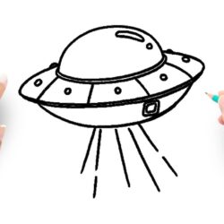 Ufo Drawing Art