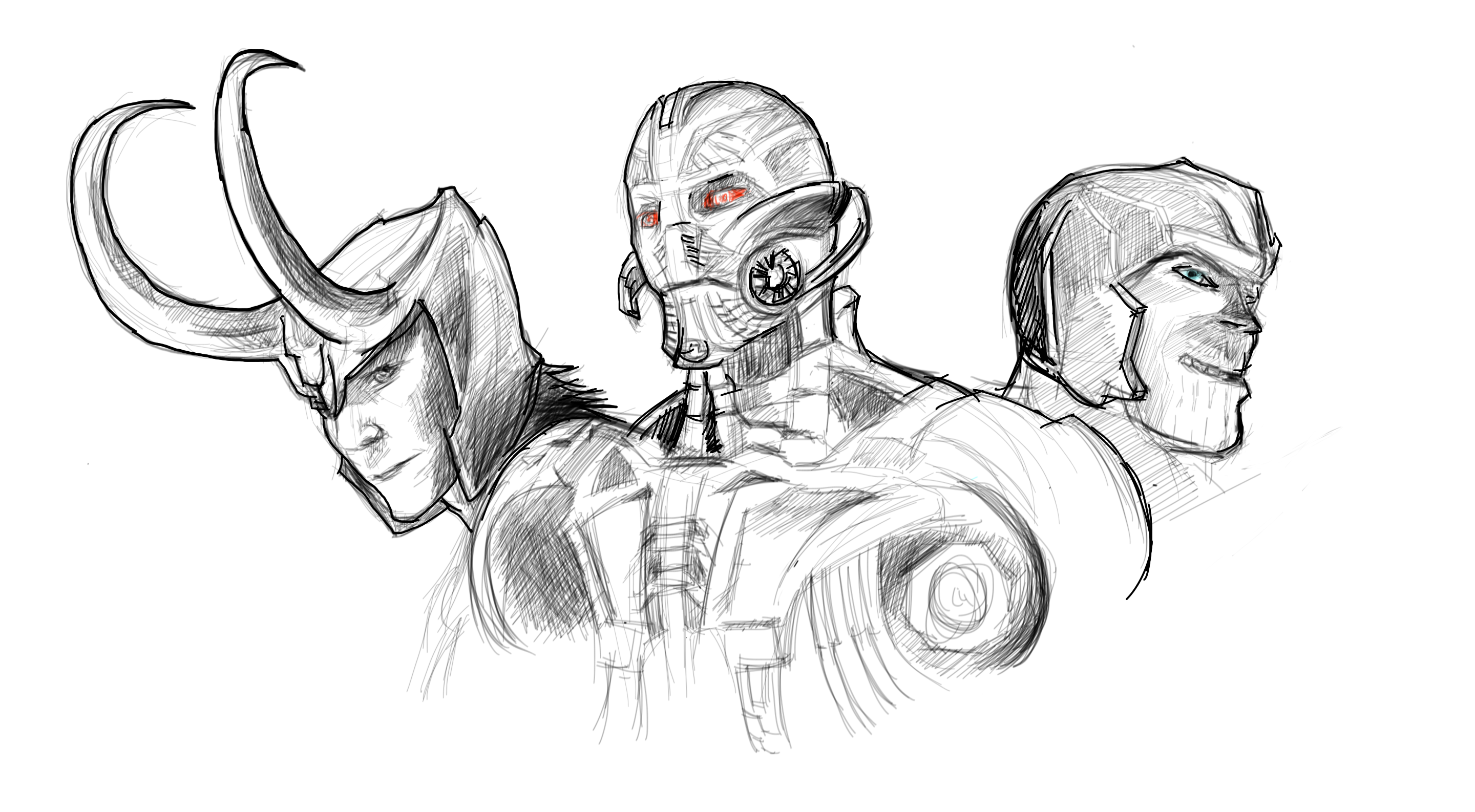 Ultron Drawing Amazing Sketch