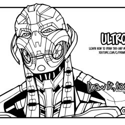 Ultron Drawing Artistic Sketching