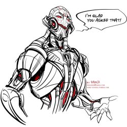 Ultron Drawing Hand drawn Sketch