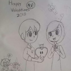 Valentines Day Drawing Fine Art