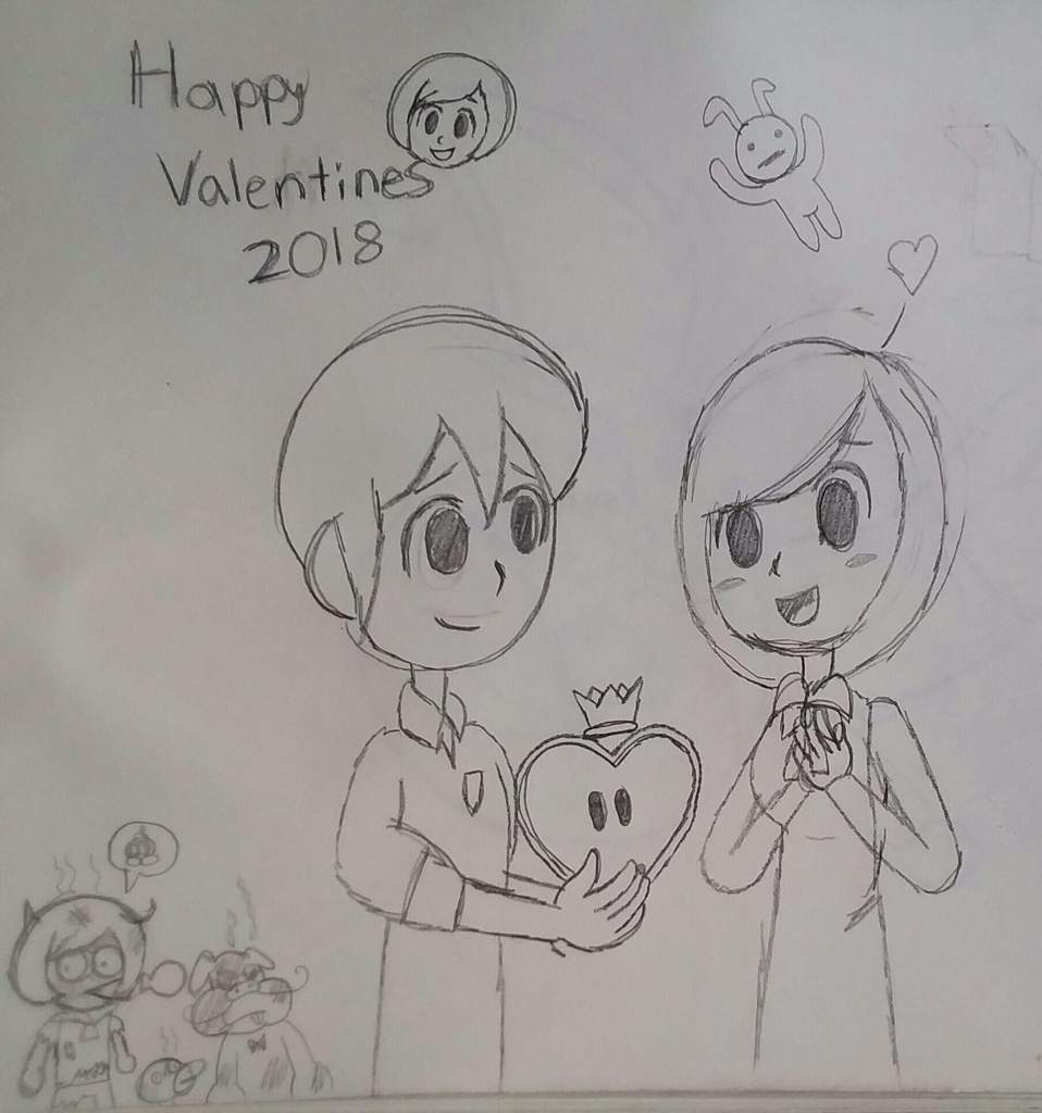 Valentines Day Drawing Fine Art