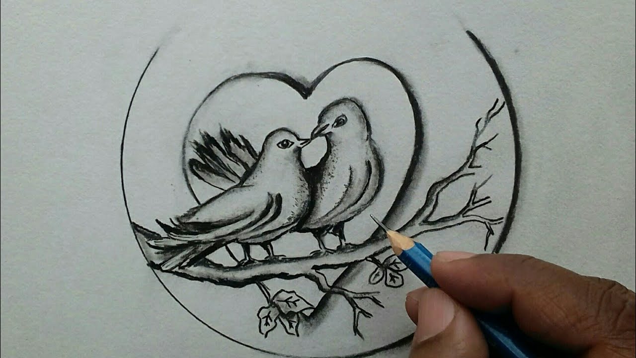 Valentines Day Drawing Hand drawn Sketch