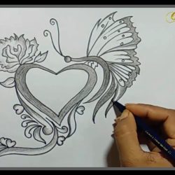 Valentines Day Drawing Intricate Artwork