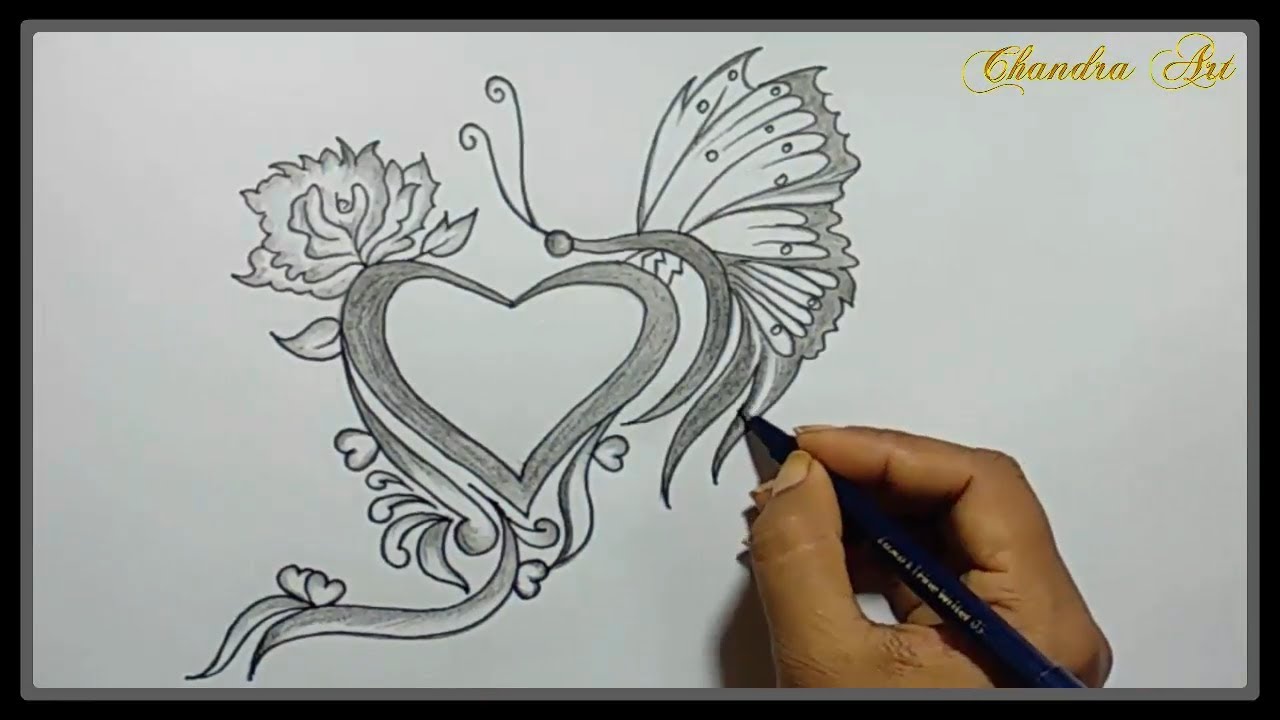 Valentines Day Drawing Intricate Artwork