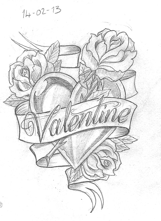 Valentines Day Drawing Photo