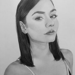 Vanessa Hudgens Drawing Amazing Sketch