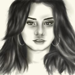 Vanessa Hudgens Drawing Art