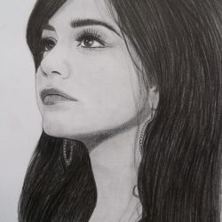 Vanessa Hudgens Drawing Hand drawn