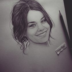 Vanessa Hudgens Drawing Hand drawn Sketch