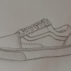 Vans Drawing Realistic Sketch