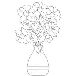 Vase Drawing Intricate Artwork