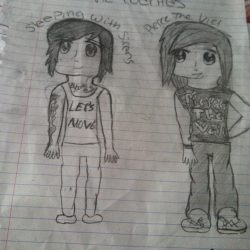 Vic Fuentes Drawing Hand drawn