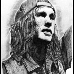 Vic Fuentes Drawing Intricate Artwork