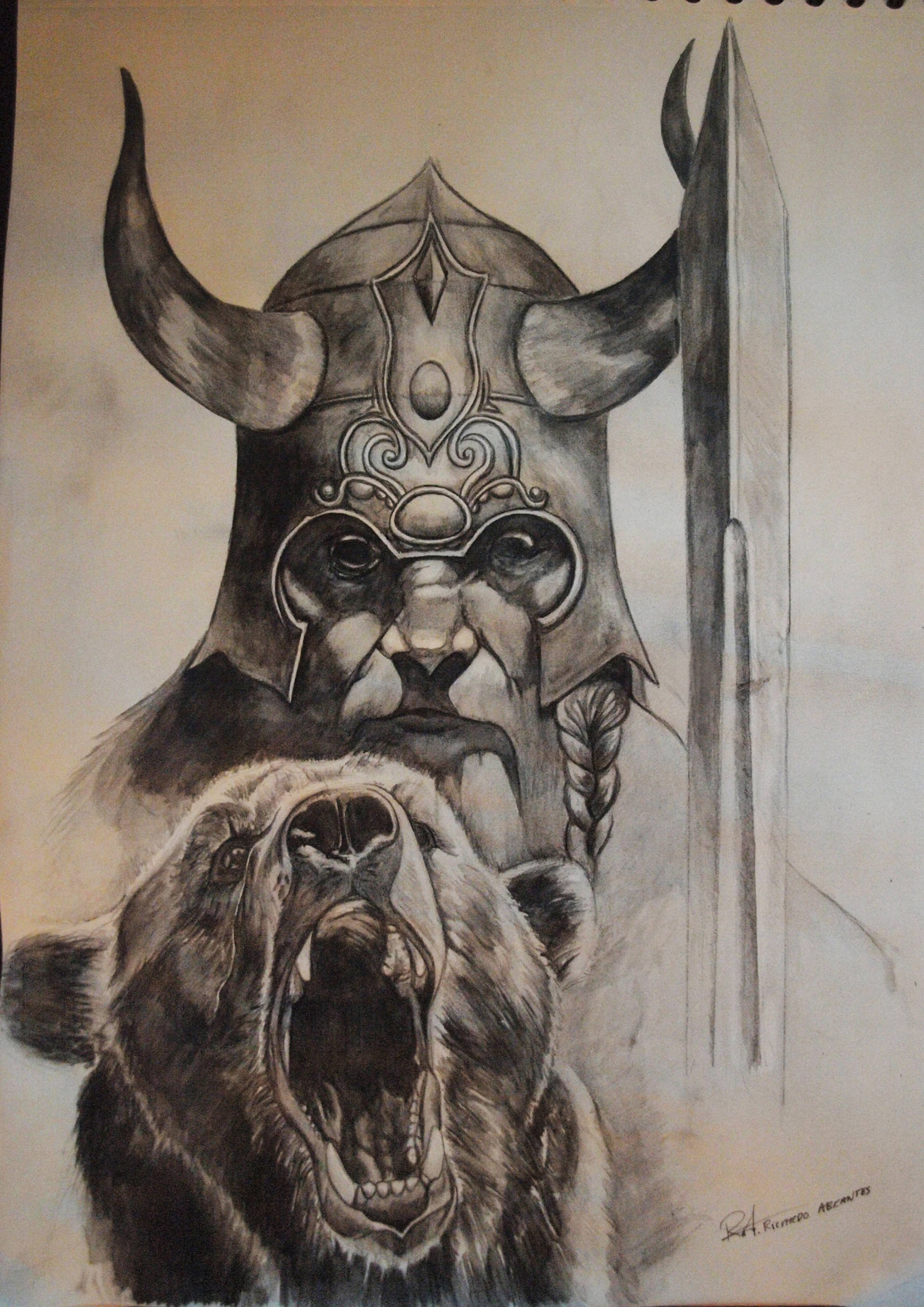 Vikings Drawing Amazing Sketch