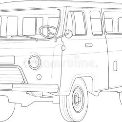 Vintage Car Drawing Sketch