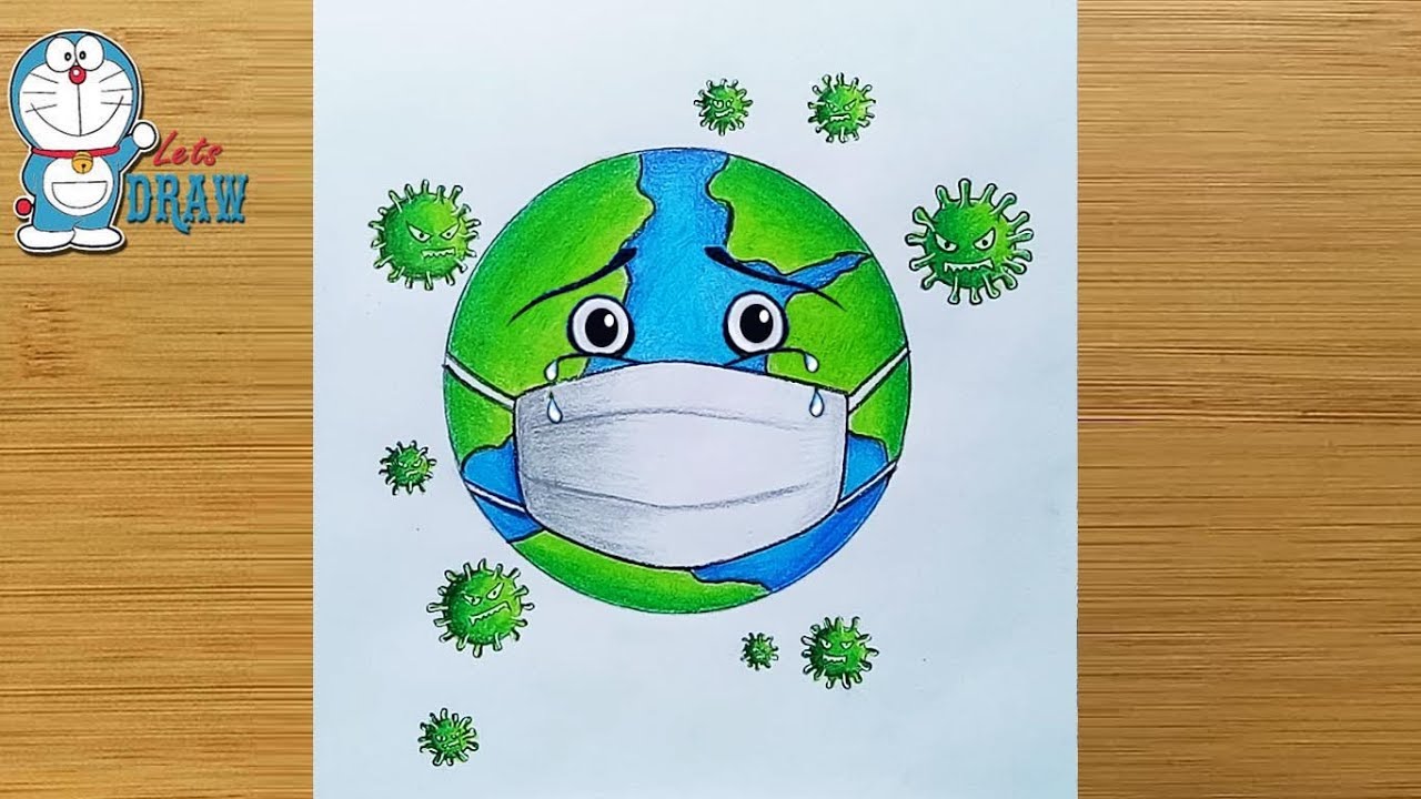 Virus Drawing Amazing Sketch