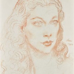 Vivian Leigh Drawing Detailed Sketch