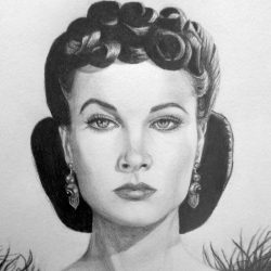 Vivian Leigh Drawing Photo