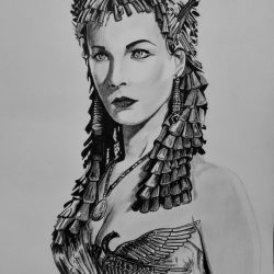 Vivian Leigh Drawing Stunning Sketch