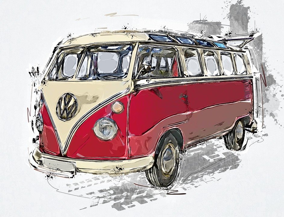 Volkswagen Drawing Creative Style