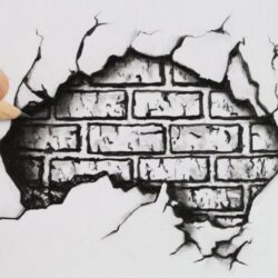 Wall Drawing Modern Sketch