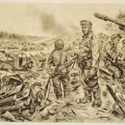 War Drawing Fine Art